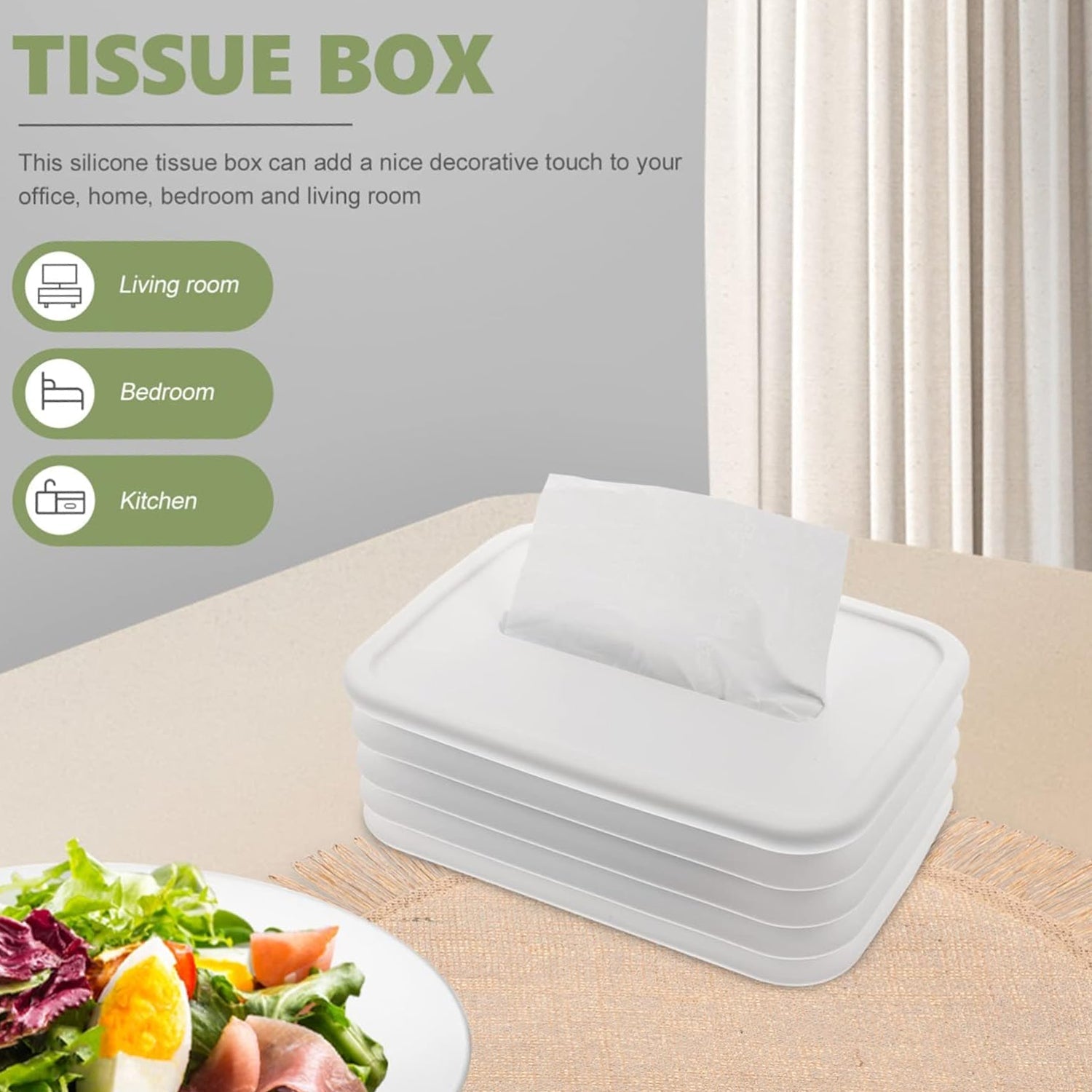 17576 Tissues Holder Silicone Simple Tissue Box Tissues Cylinder Tissues Cube Box Tissue Holder for Bathroom Office Car Bedroom for Bathroom Room Office Car 17576 Tissues Holder Silicone Simple Tissue Box Tissues Cylinder Tissues Cube Box Tissue Holder for Bathroom Office Car Bedroom for Bathroom Room Office Car